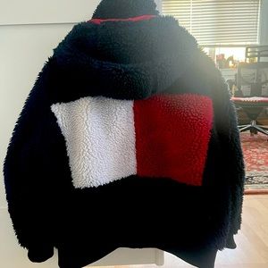 Tommy Hilfiger Faux Zip Up Hoodie